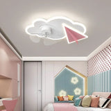 Cotton Plane Modern Ceiling Fan With Light