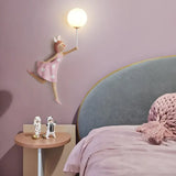 Girl Shaped Children's Bedroom Wall Lights