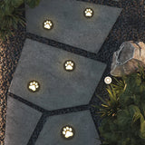 Luces de exterior para jardín con forma de pata de gato 