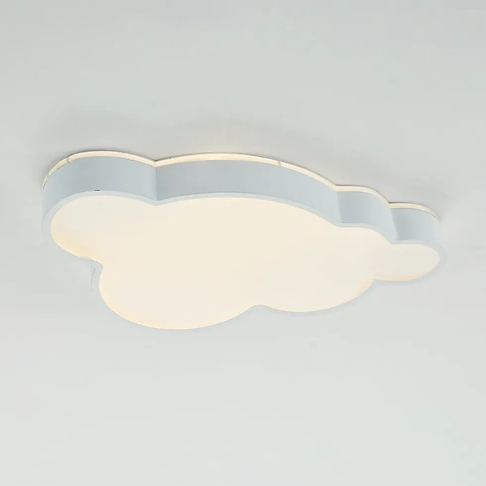 Plane Clouds LED White Flush Ceiling Lights