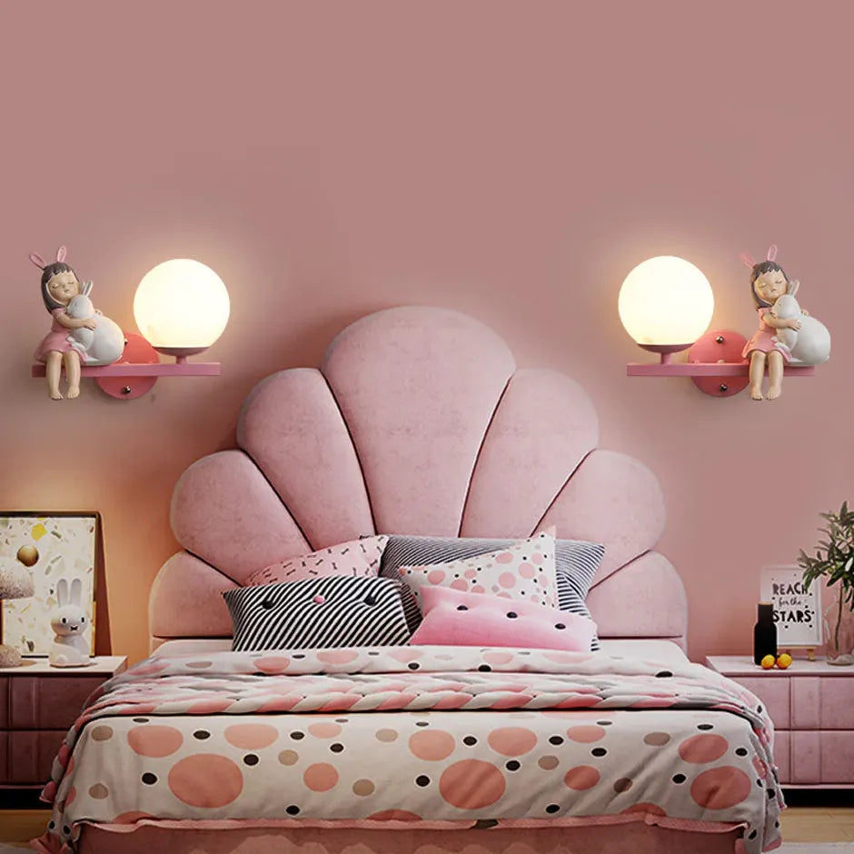 Pink Wall Light for Bedroom