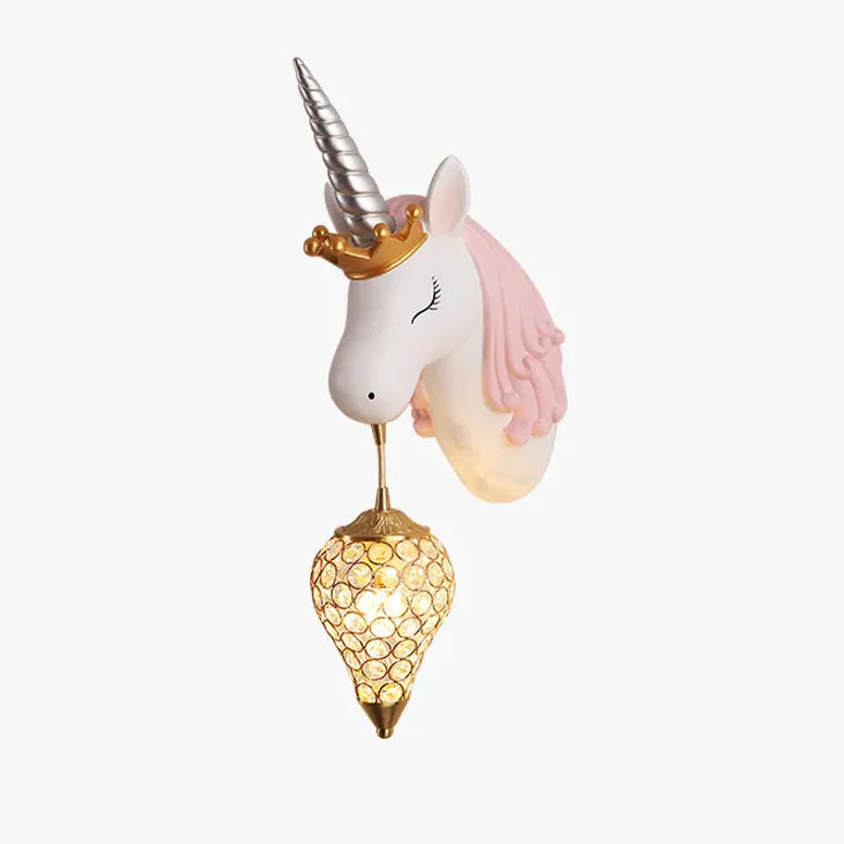 Unicorn Cartoon Children's Bedroom Wall Lights