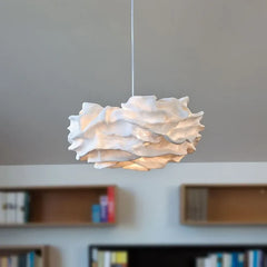 Lámpara colgante en forma de flor para salón de estilo moderno
