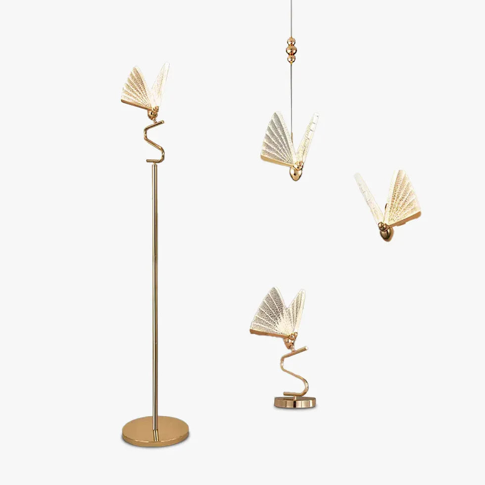 Elegant Wing Decorative Art Floor Lamp