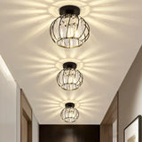 Lamparas de pasillo modernas con cristal LED elegante