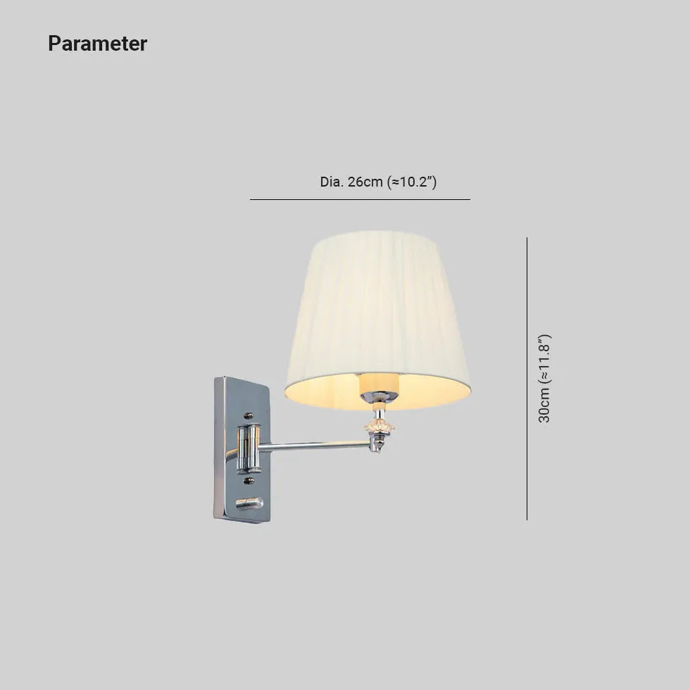 Apliques de luz pared modernos para dormitorio blanco