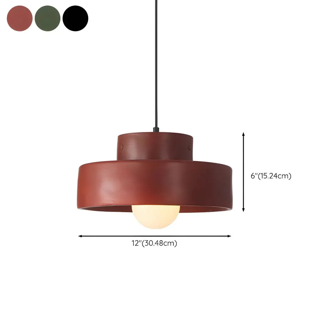 Black Layering Dining Room Vintage Pendant Light