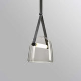 Lámpara colgante LED moderno y creativo en vidrio