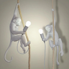 Lámpara Mono Colgante LED Blanca de Diseño Moderno para Dormitorio
