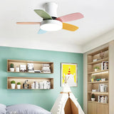 Multi-Color Bedroom Ceiling Fan With Light