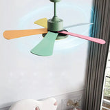 Colored Fan Blades Ceiling Fan with Light