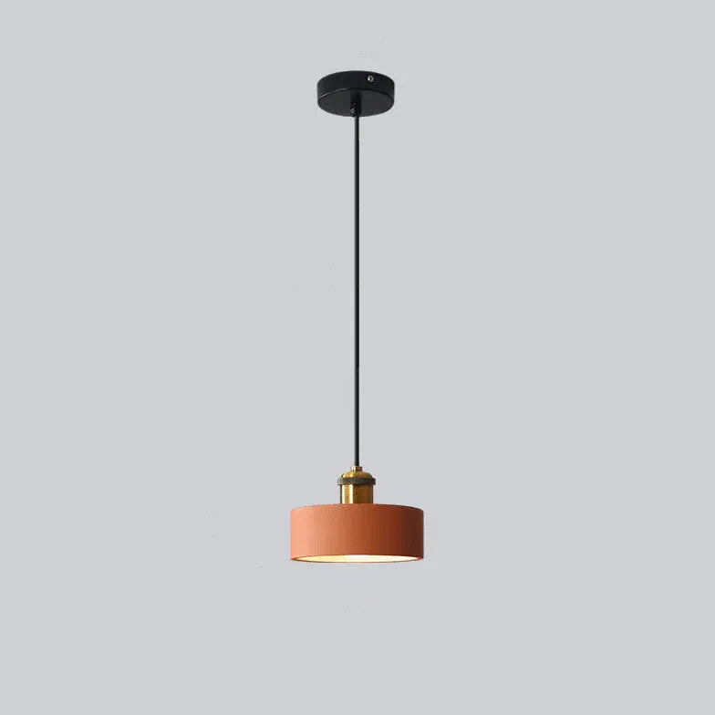 Black Round Cake Dining Room Pendant Light