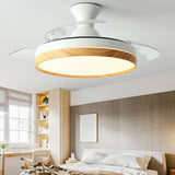 White Table Dining Room Ceiling Fan with Light