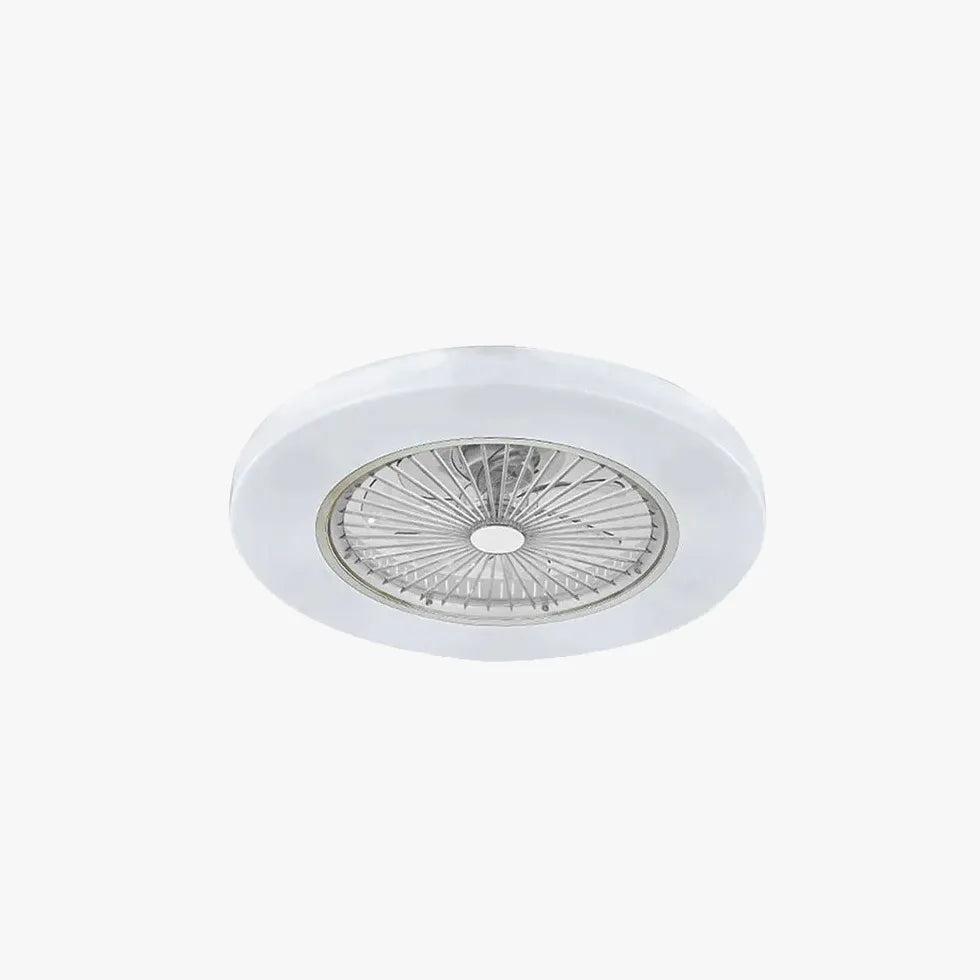 Integrated Disc Bedroom Ceiling Fan with Light