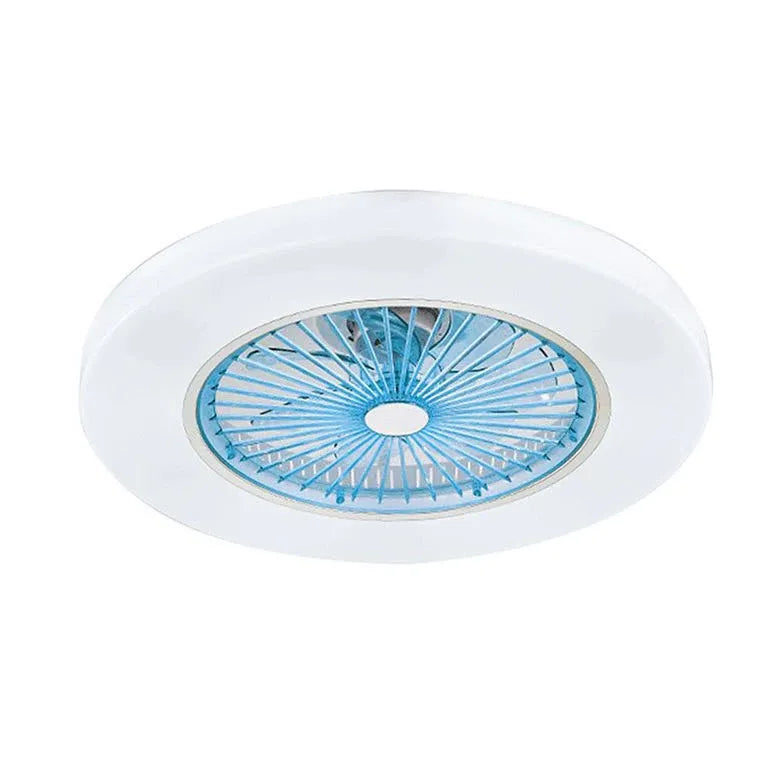 Integrated Disc Bedroom Ceiling Fan with Light