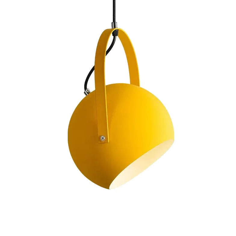 Open Handle Round Modern Pendant Light