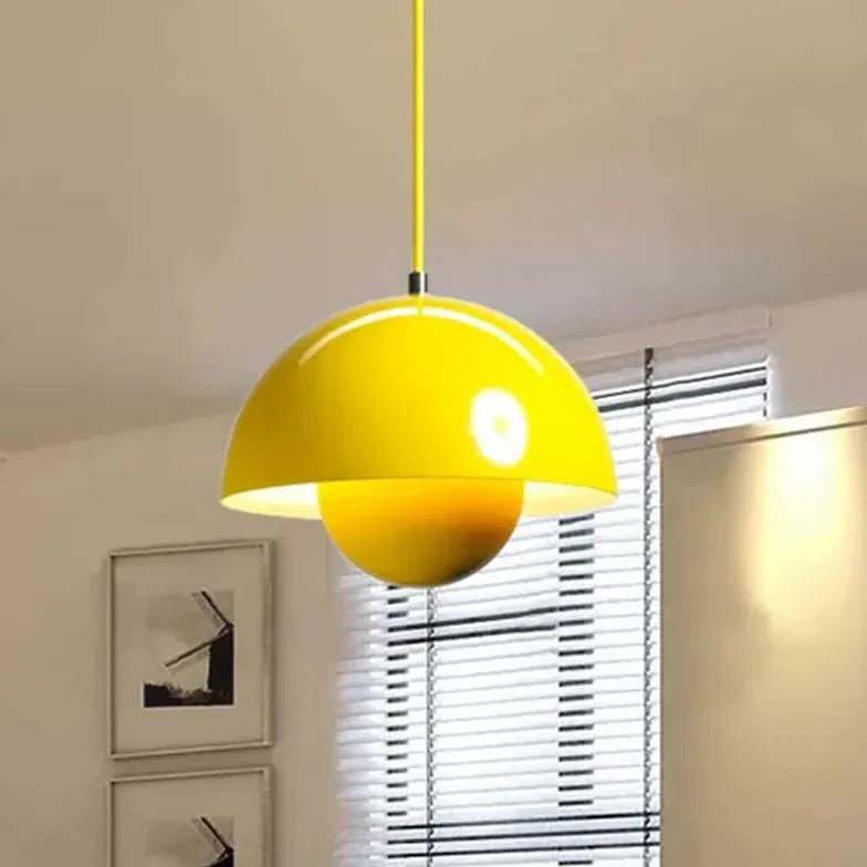 Hemispherical Art Modern Dining Room Pendant Light