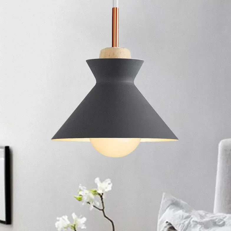 Yellow Trumpet Modern Pendant Light