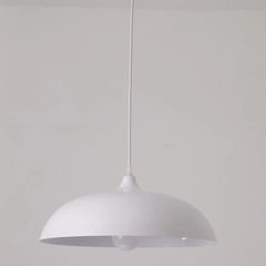 Lámpara nórdica colgante diseño minimalista en forma de semicírculo