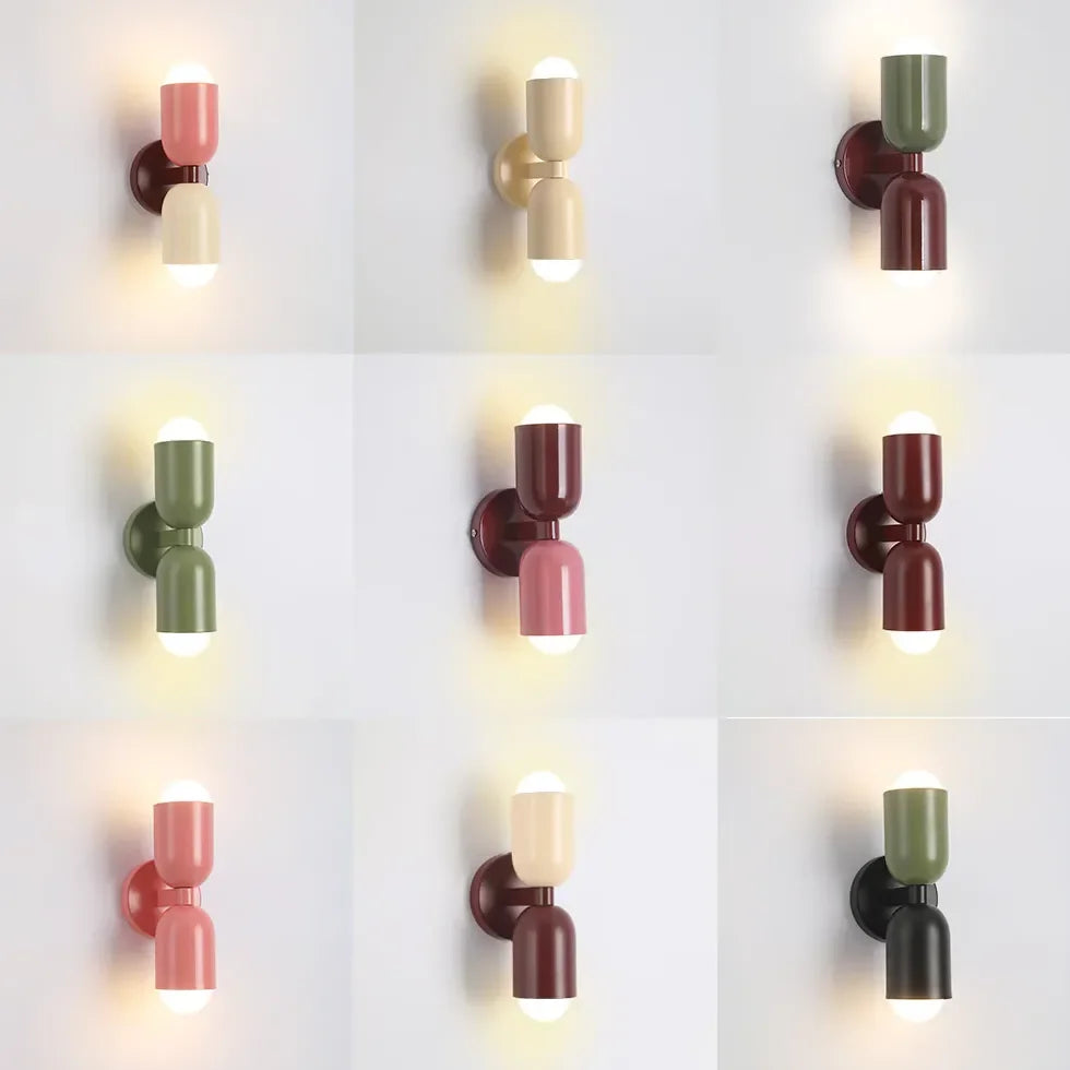 Lamparas apliques de pared para dormitorio color Macron