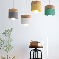 Lamparas colgantes led diseño estilo macaron moderno y creativo