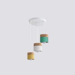 Lamparas colgantes led diseño estilo macaron moderno y creativo