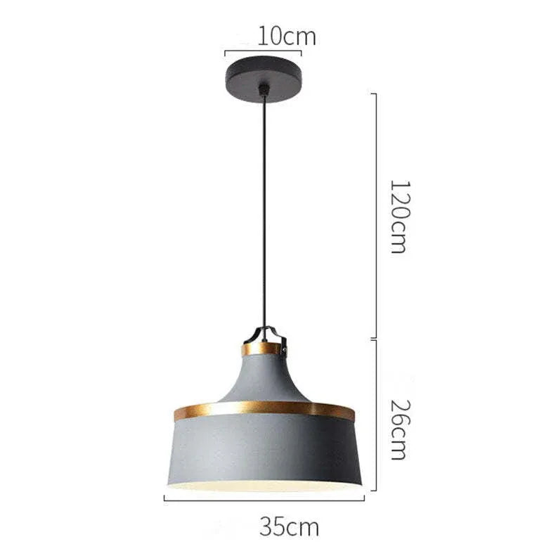 Wide Mouth Cone Vintage Pendant Light