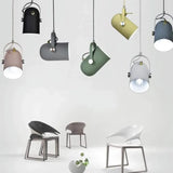 Multicolor Bucket Modern Pendant Light