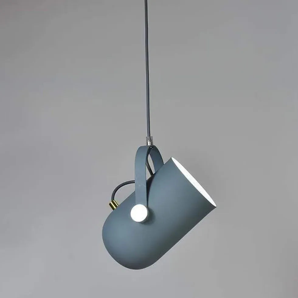 Multicolor Bucket Modern Pendant Light