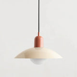 Lámpara colgante colorida para comedor de estilo crema