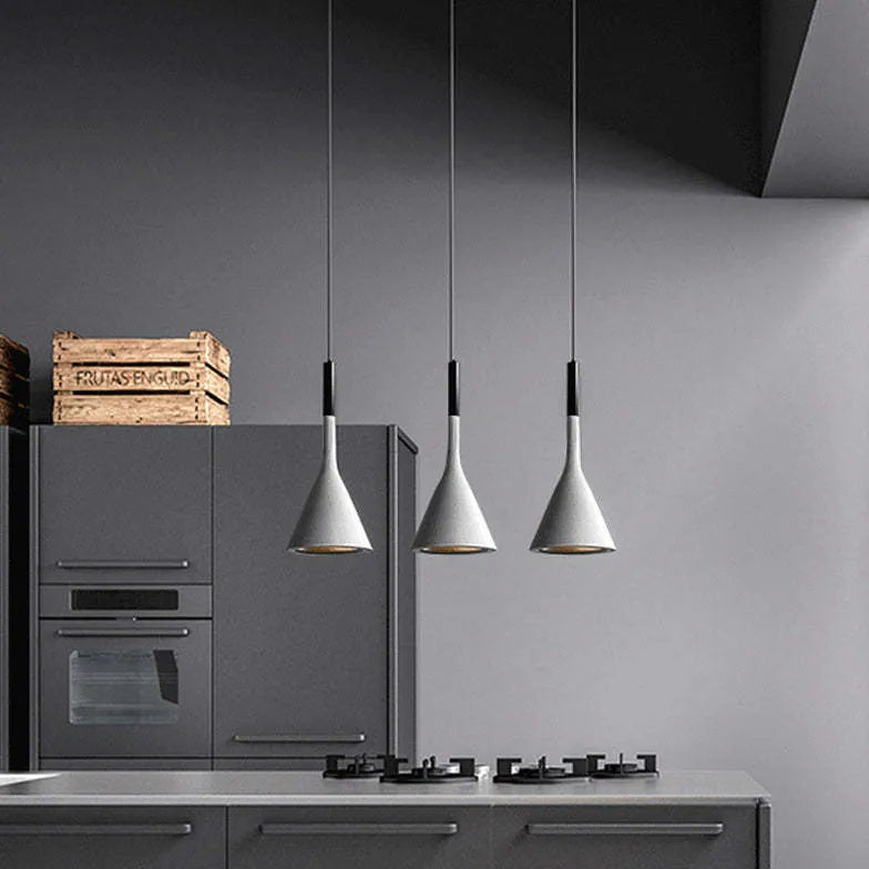 Cone Black Bedroom Modern Pendant Light