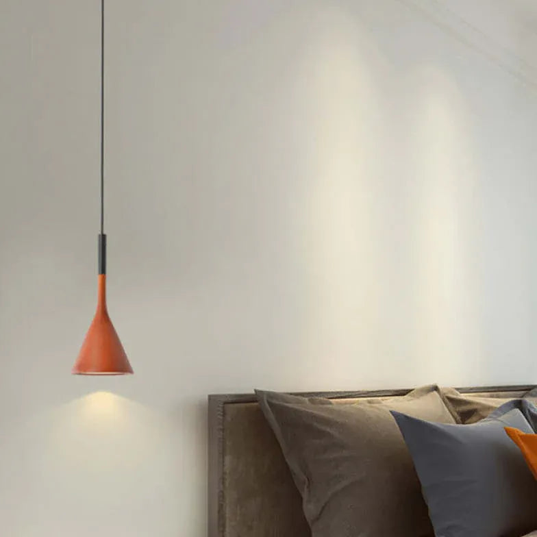 Cone Black Bedroom Modern Pendant Light