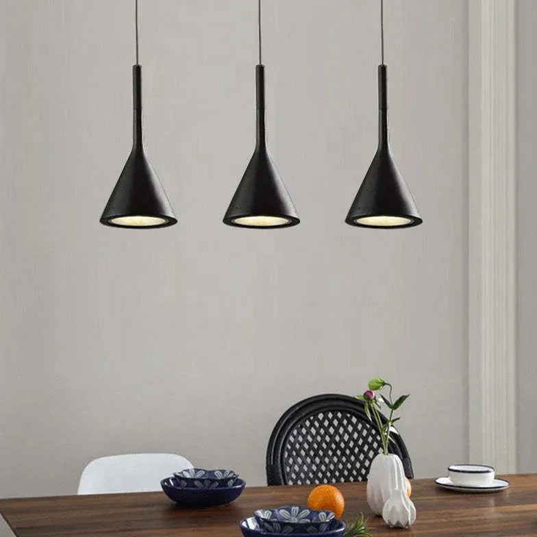 Cone Black Bedroom Modern Pendant Light