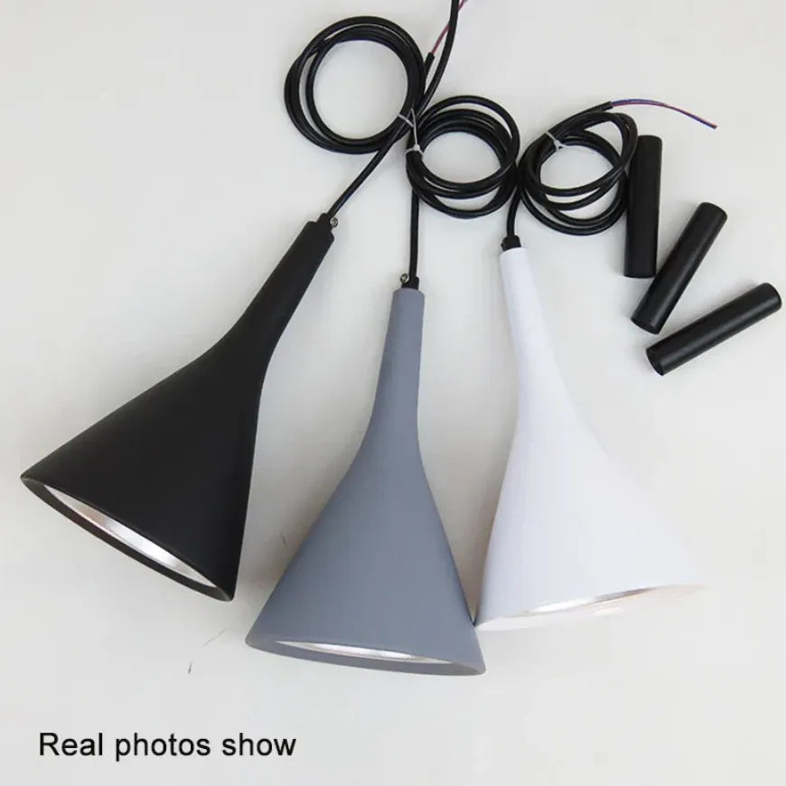 Cone Black Bedroom Modern Pendant Light