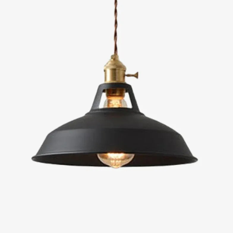 Round Cap Vintage Pendant Light