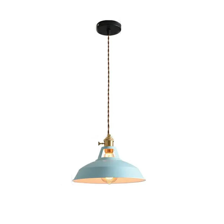 Round Cap Vintage Pendant Light