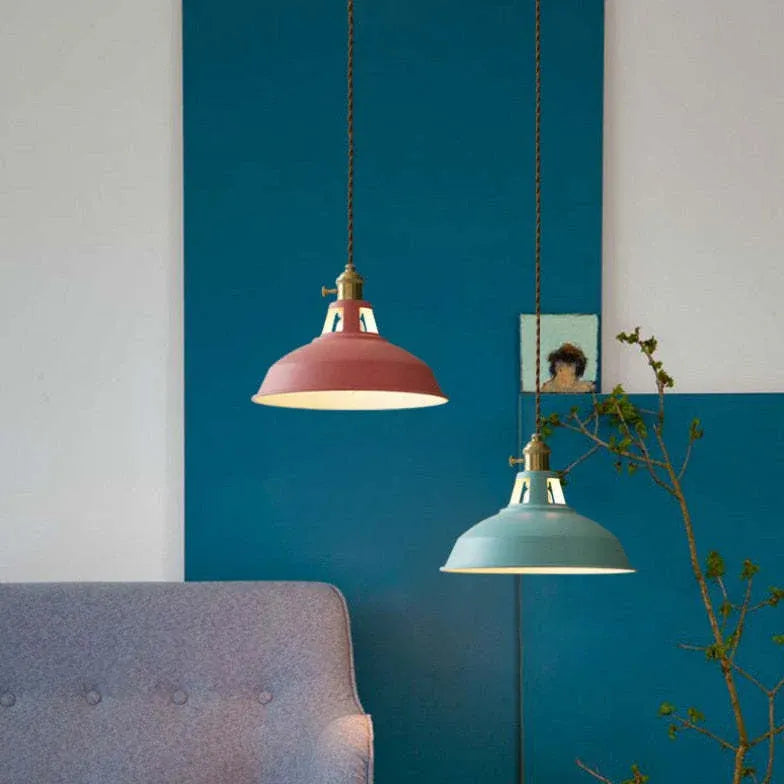 Round Cap Vintage Pendant Light