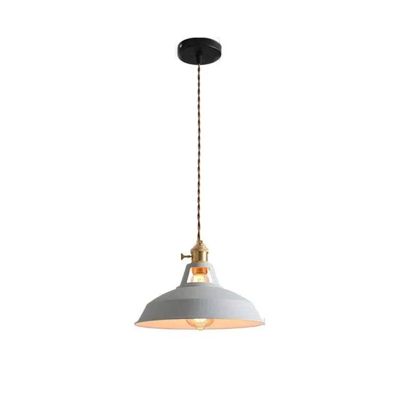 Round Cap Vintage Pendant Light