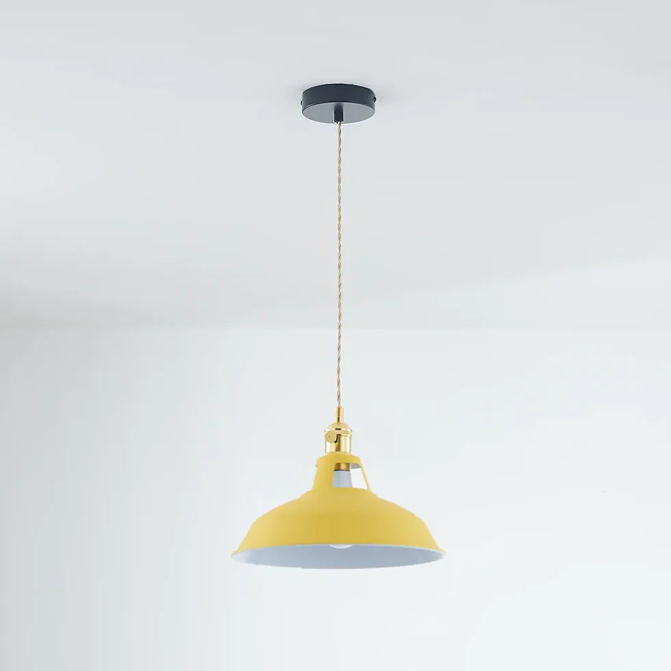 Round Cap Vintage Pendant Light