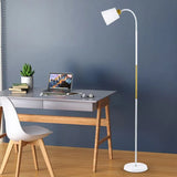 Black Curved Arm Modern Floor Lamp