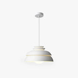 Stacked Discs Kitchen Led White Pendant Light