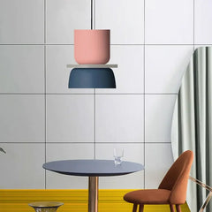 Lamparas de comedor colgantes diseño creativo estilo macaron