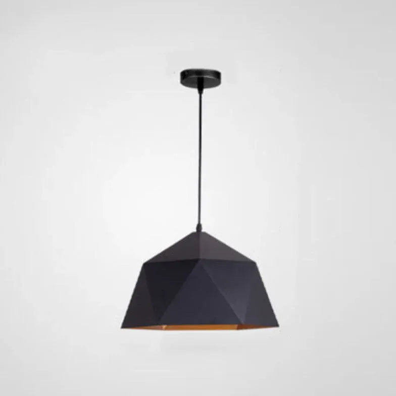 Polyhedron White Morandi Light Single Pendant