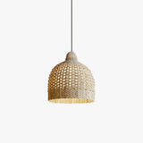 Lantern Rattan Minimalist Pendant Light