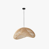 Lámparas colgantes de mimbre estilo rústico LED