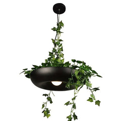 Lámpara Colgante LED de Estilo Nórdico con Planta