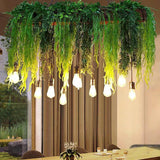 Green plants dining room pendant light