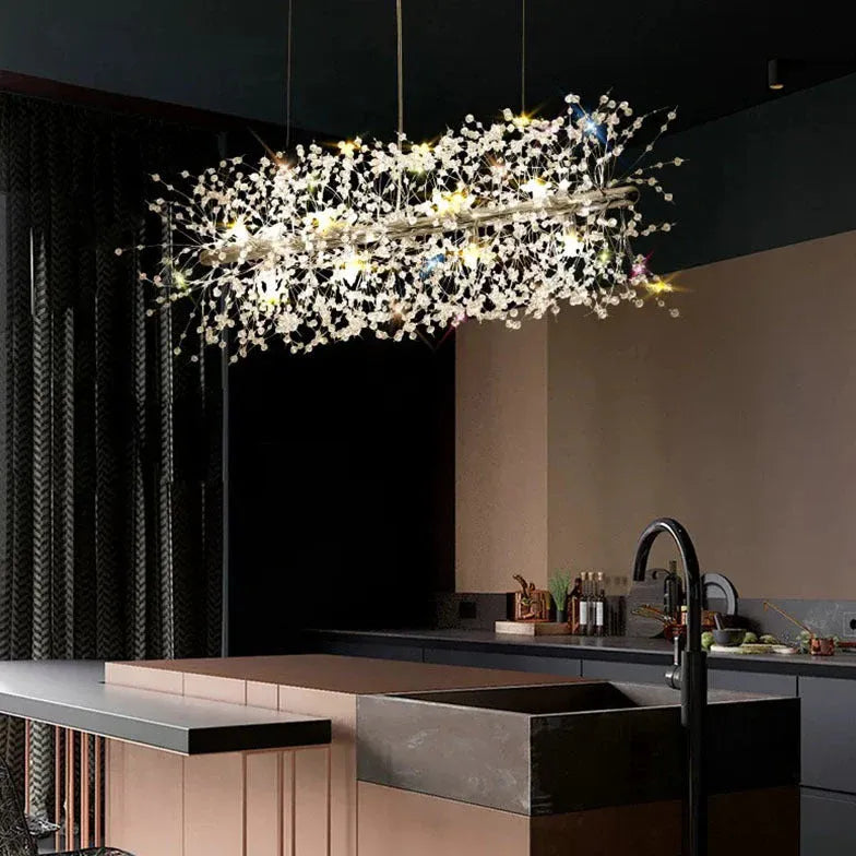 Transparent Branch Dining Room Modern Pendant Light