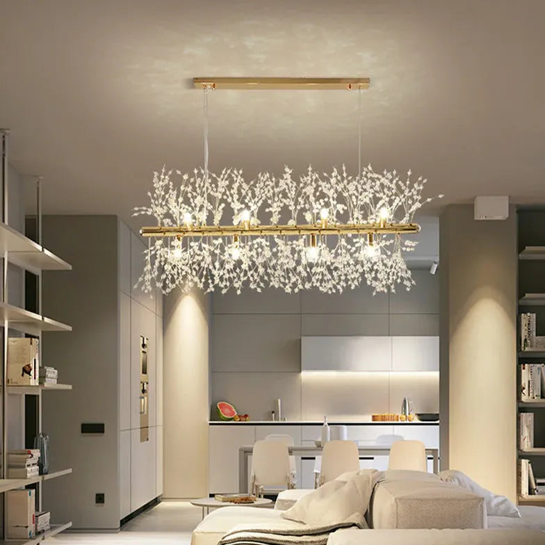 Transparent Branch Dining Room Modern Pendant Light