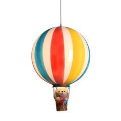 Lámpara techo infantil diseño creativo forma de globo aerostático
